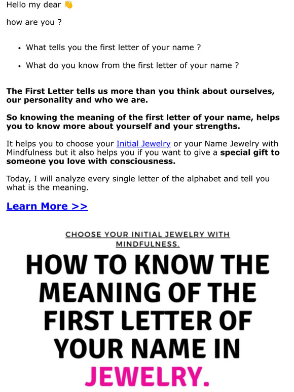 MaidenArt How to Know the Meaning of the First Letter of your Name in
