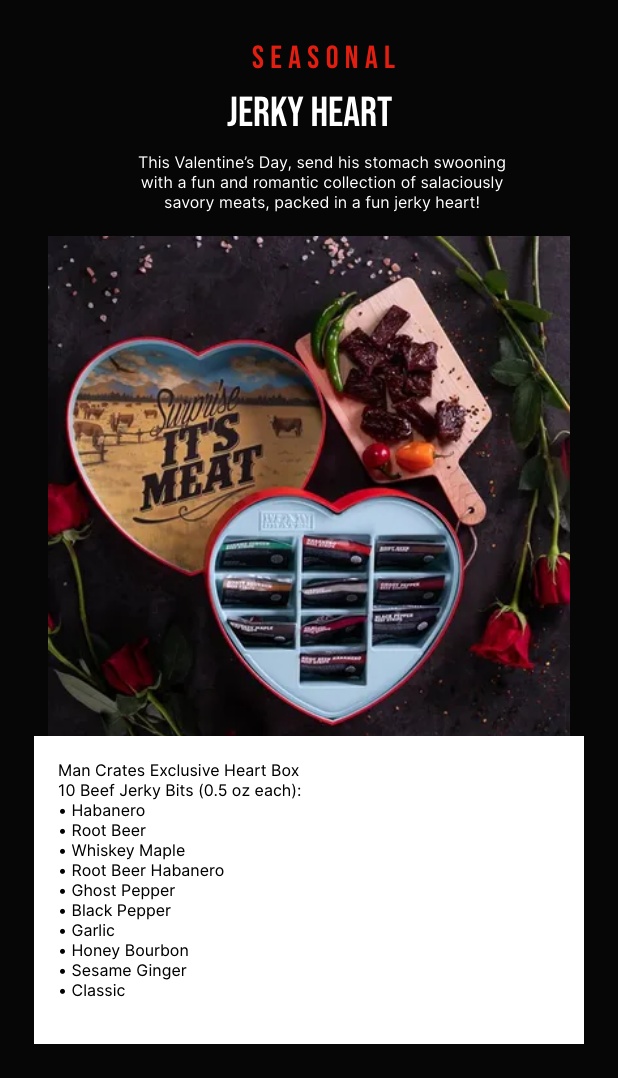 Man Crates 🤗 Ready for Valentine’s Day? We Are! Milled