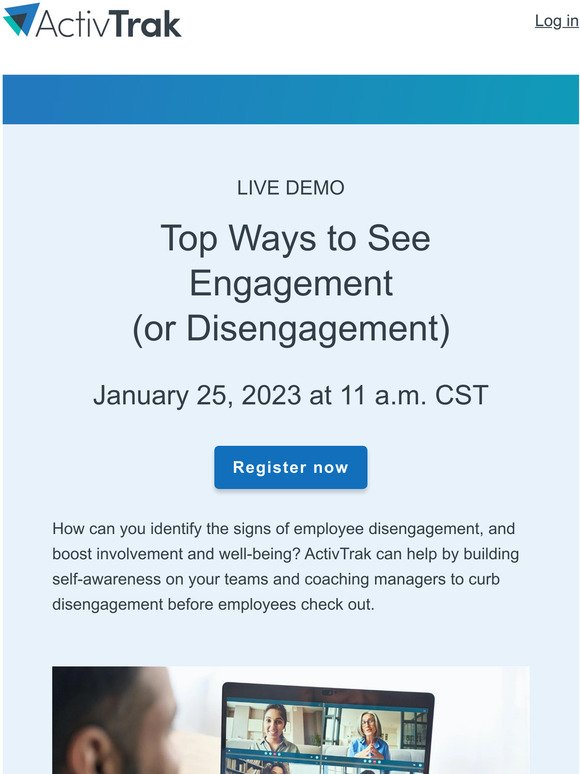 Register now: Stop disengagement in its tracks