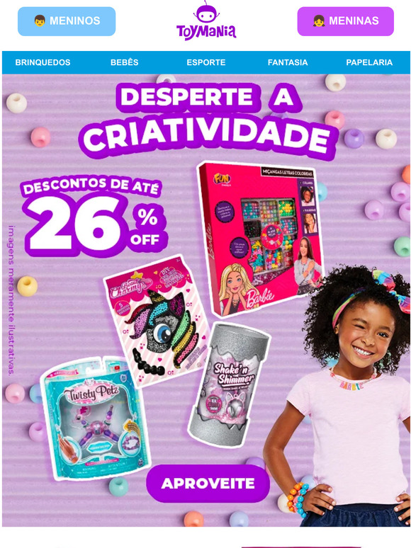 💍 Criativas e Fashion! Mega Liquida Toy 💖