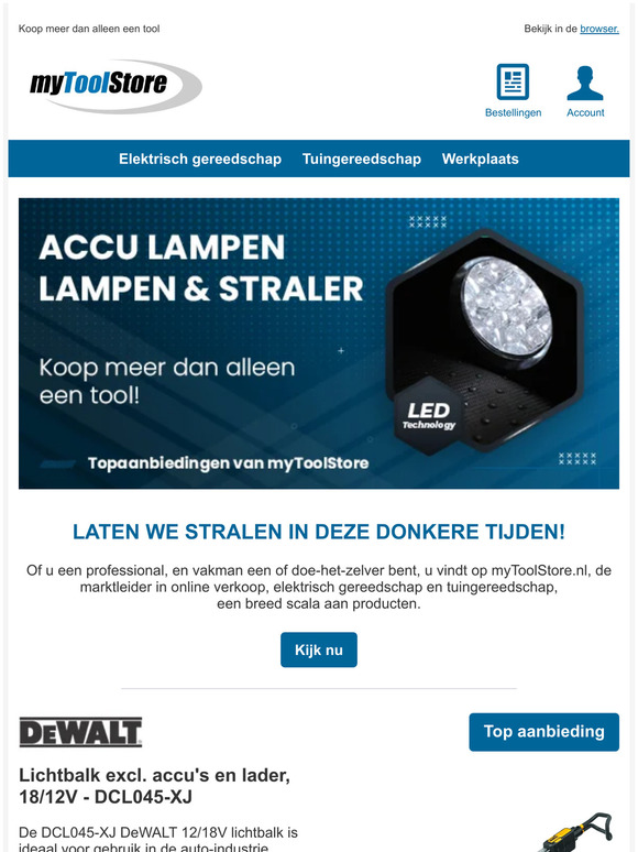 Accu Lampen 🔋 Lampen & straler 💡