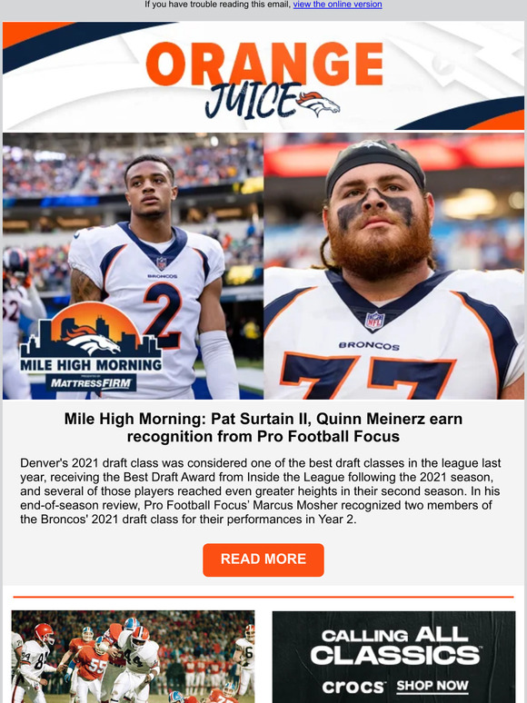 Patrick Surtain II Denver Broncos Nike 2022 Salute To Service