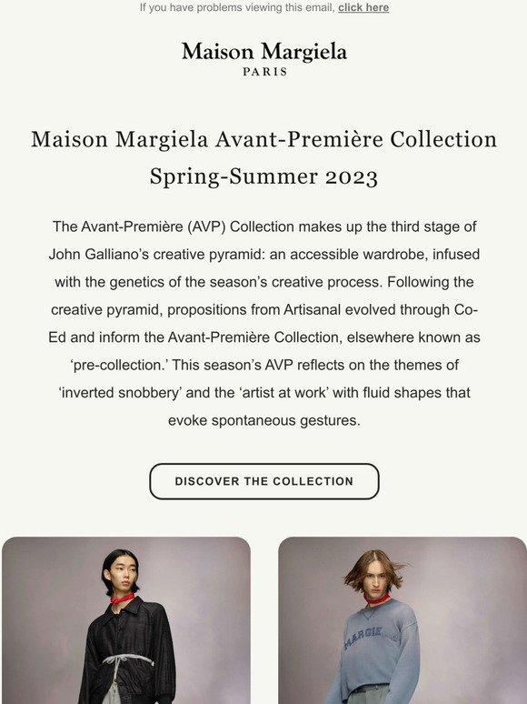 Maison Margiela Avant-Première Collection Spring-Summer 2023