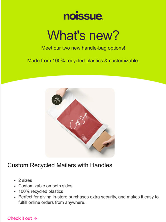 Introducing: 2 NEW handle-bag options 🛍️