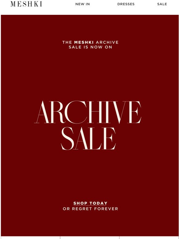 PSA: our Archive Sale has started!