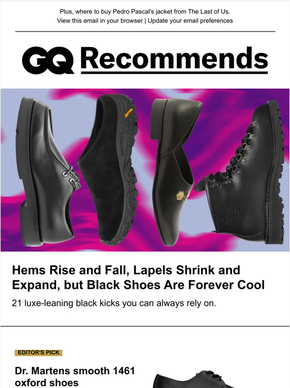GQ magazine 21 Best Black Shoes That You Can Always Rely On Milled