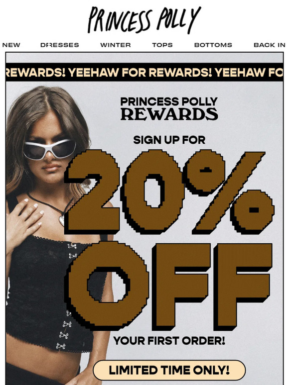 Princess Polly: Get a head start on Cyber Monday | Milled