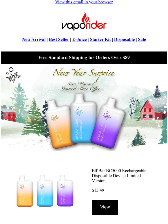 VapoRider: Elf Bar BC5000 New Year Limited Edition is Here | Milled