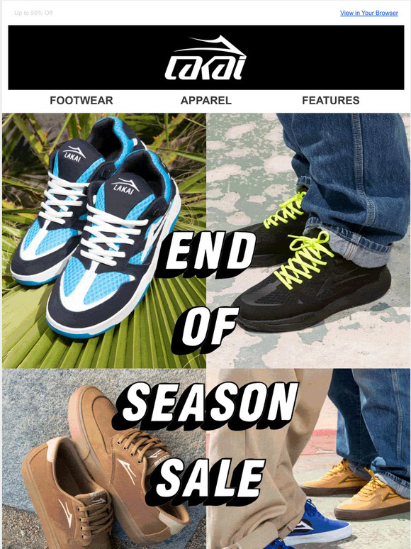 End of Season Sale