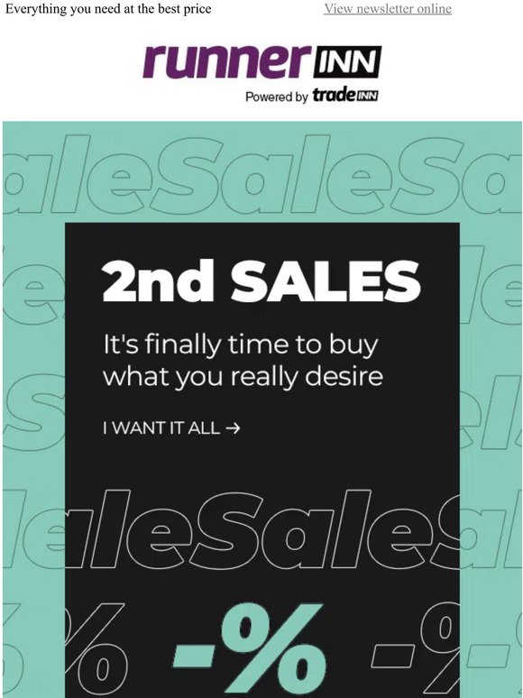⏳ TICK TACK, don´t miss the SALES!