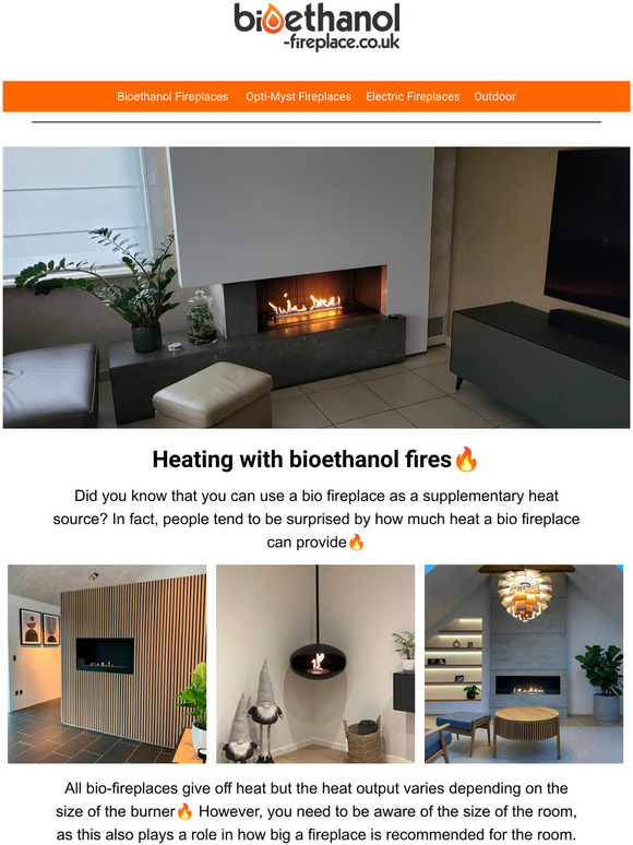 Bioethanolfireplace (UK) Heating with bio fires🔥 Milled