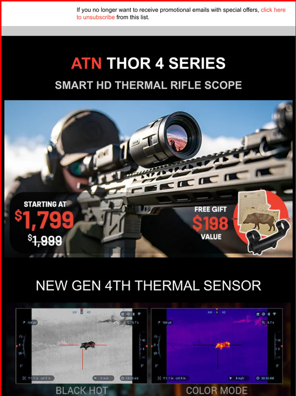 ATN Maker of Night Vision and Thermal Imaging Smart Thermal Rifle