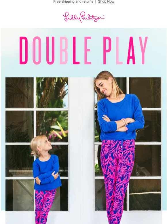 New printed activewear for you & your mini