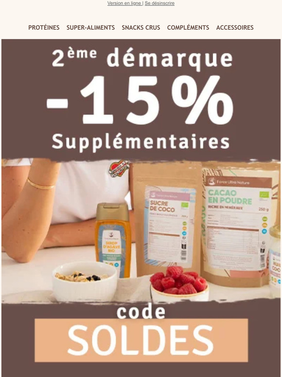 2E DEMARQUE : jusqu'à -50% 🥰