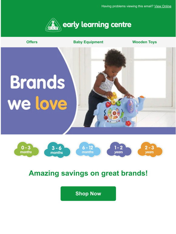 Early Learning Centre Wonderful Savings On Brands We Love 💚 Milled