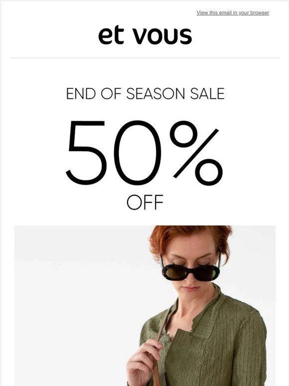 ON NOW 💃 End Of Season Sale