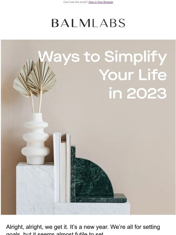 5 Easy Tips to Simplify Your Life in 2023 🌱
