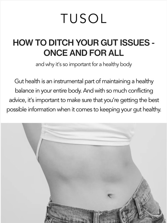 The secret to ditching gut issues -- once and for all 🍌