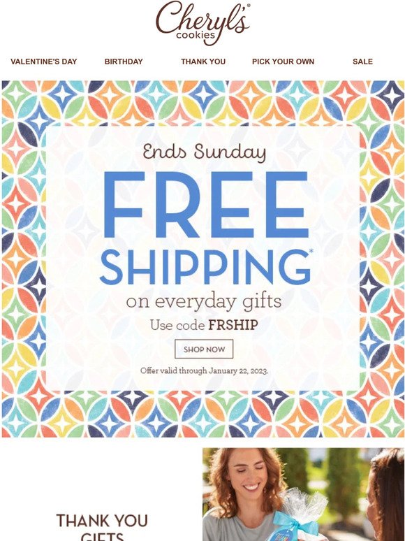 Enjoy FREE shipping on thank you gifts and more.