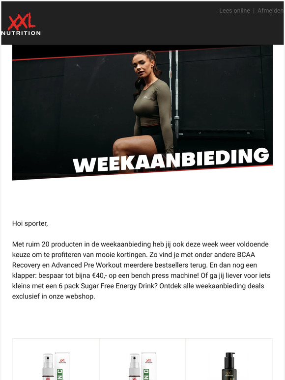 Meer dan 20 producten in de aanbieding