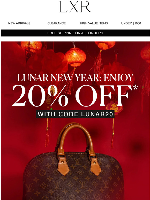 Lunar New Year: 20% off*