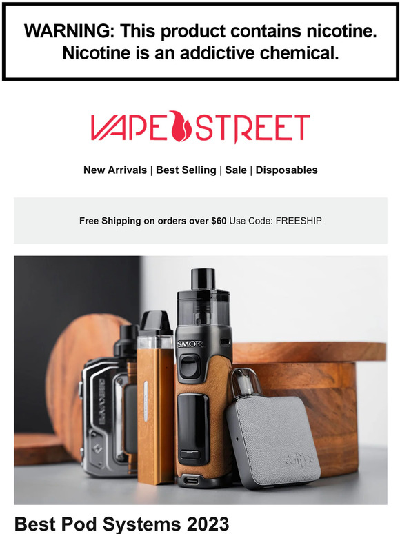 Vape Street: Best Pod Systems of 2023 are here! | Milled