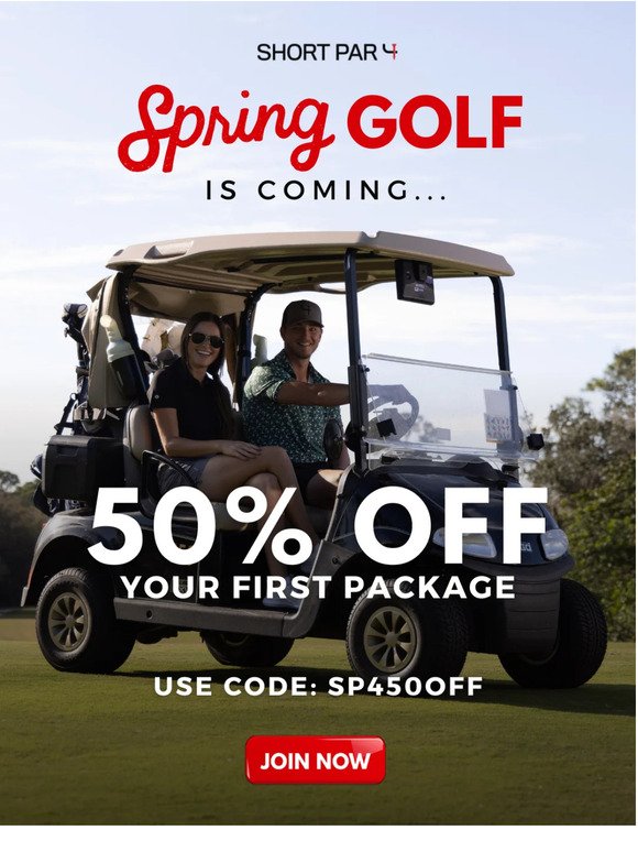 Take 50% OFF this spring!