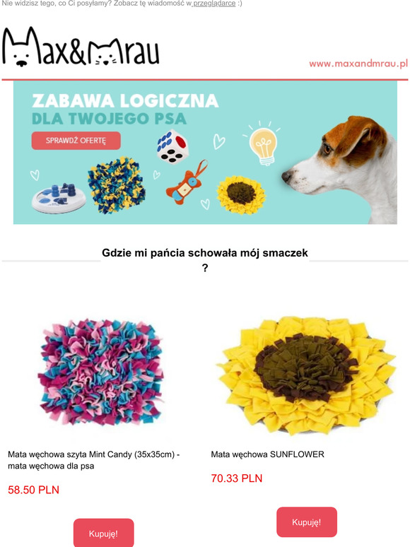 🧸Zabawka logiczna dla Twojego Psiaka 🧸✂ Sprawdź ✄ Masz szczeniaka bądź kociaka? odbierz kupon!