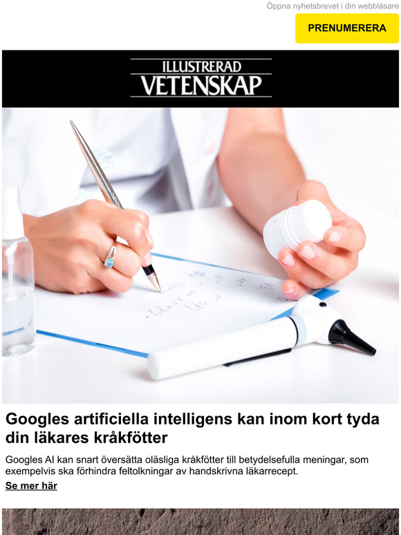 Googles artificiella intelligens kan inom kort tyda din läkares kråkfötter