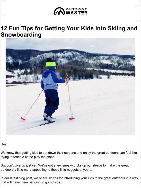 Introduce Your Kids to the Slopes - The Fun Way