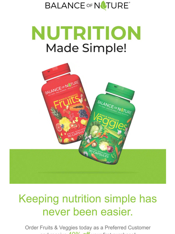 Balance of Nature Most people won't open this. Milled