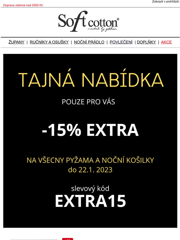 ⭕ Extra sleva -15% ⭕