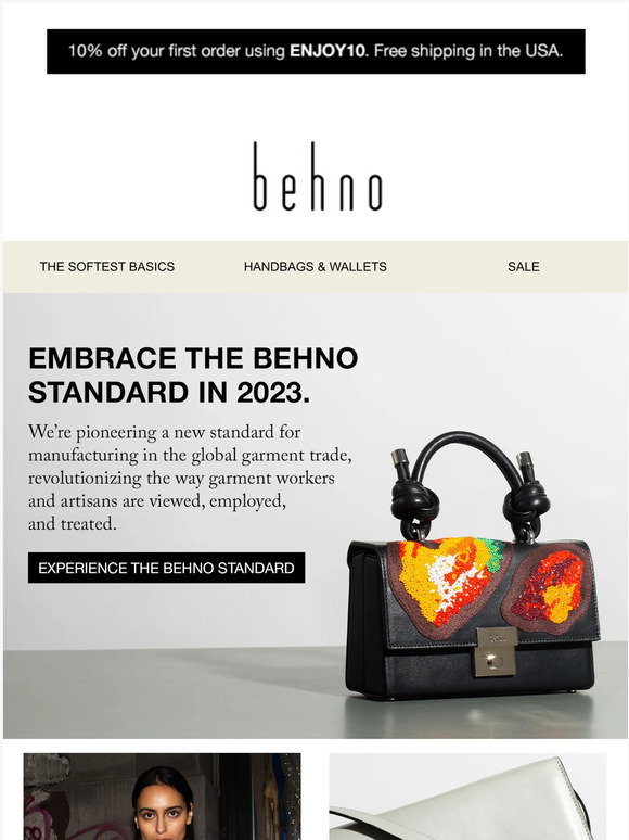 Behno Elizabeth Mini Handcrafted Pebble Leather Baguette-Mango (Shoulder  bags) IFCHIC.COM