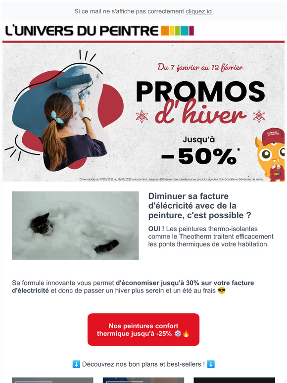 Jusqu'à -50% pour bien commencer l'année ! 🎁