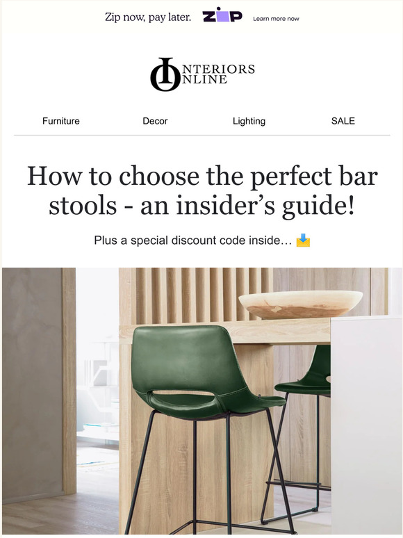 How to choose the perfect bar stools - an insider’s guide!
