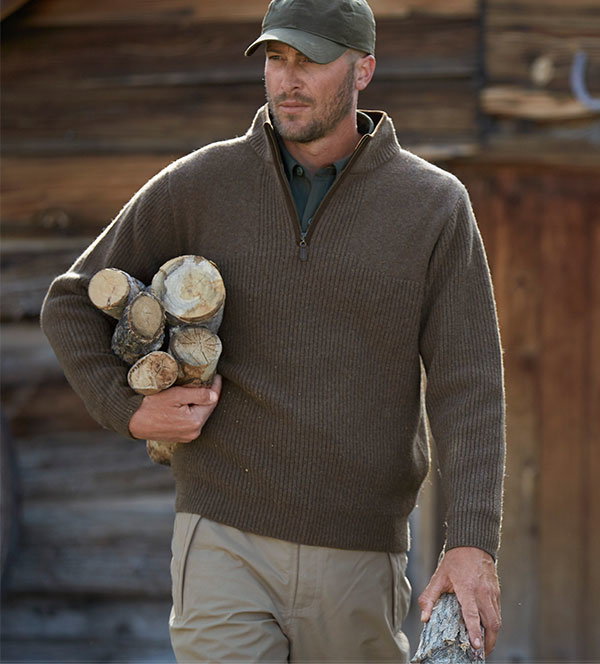 L.L.Bean The Iconic Commando Sweater Milled