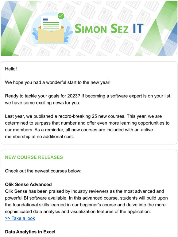Your Simon Sez IT Newsletter (January 2023)