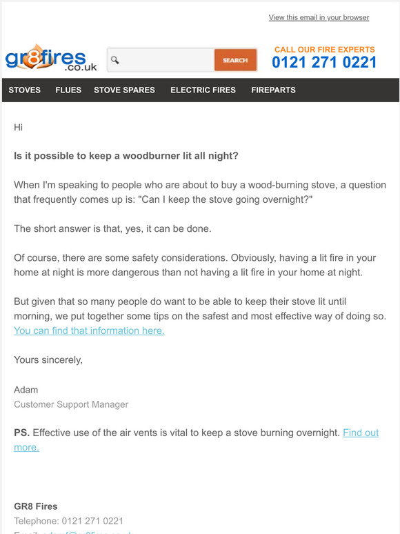 GR8 Fires How to keep a woodburning stove lit overnight Milled