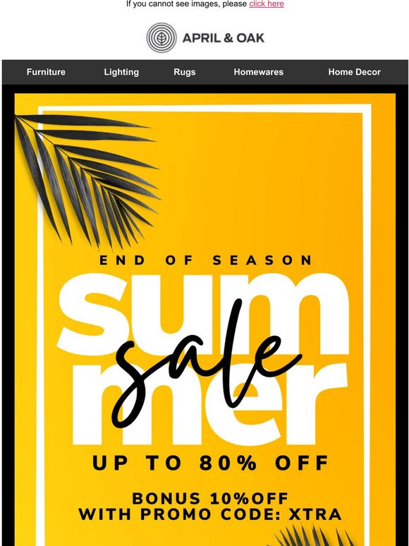Summer Hot Savings, You Don't Want to Miss