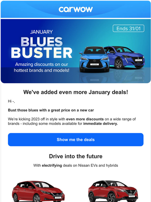 We've added even more January discounts