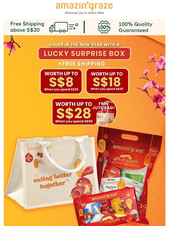 Free Goodies Worth Up To S$28🏮