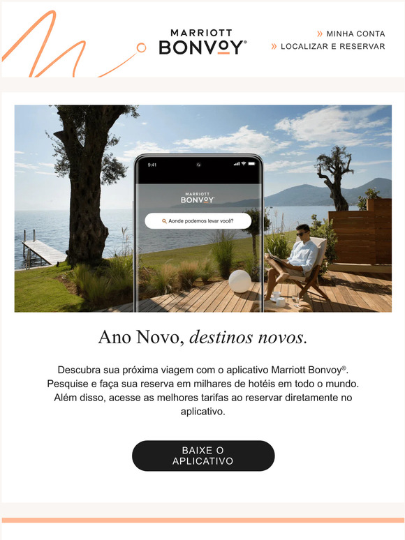 Atualização da sua conta Marriott Bonvoy: Ofertas especiais, benefícios e mais