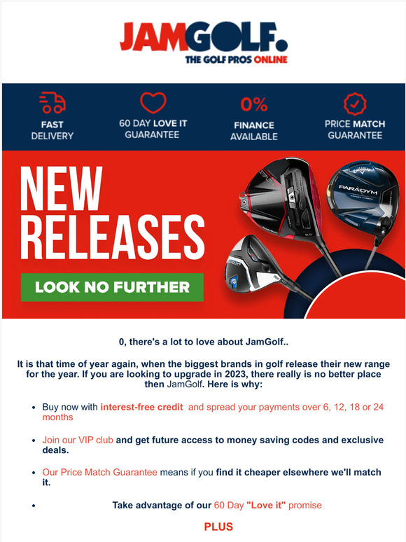 Jam Golf Why choose JamGolf? Here's why... Milled