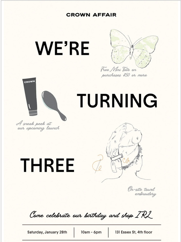 Crown Affair You're Invited Milled