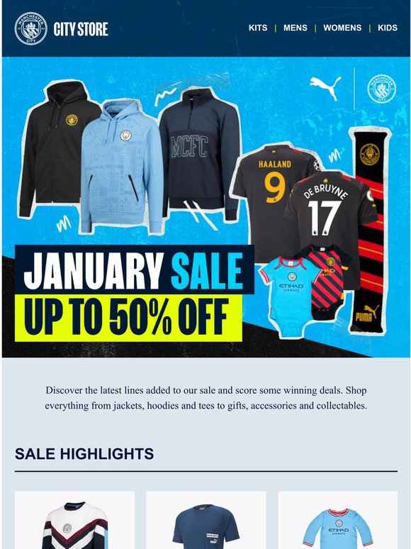 Up to 50% off January Sale!
