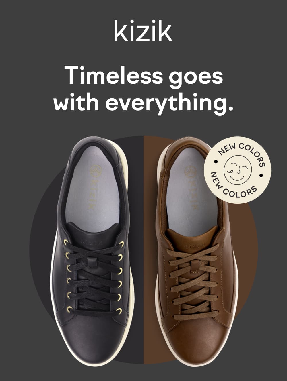 Timeless goes with everything - Two new Vegas Colorways - Black/Gold and Chestnut