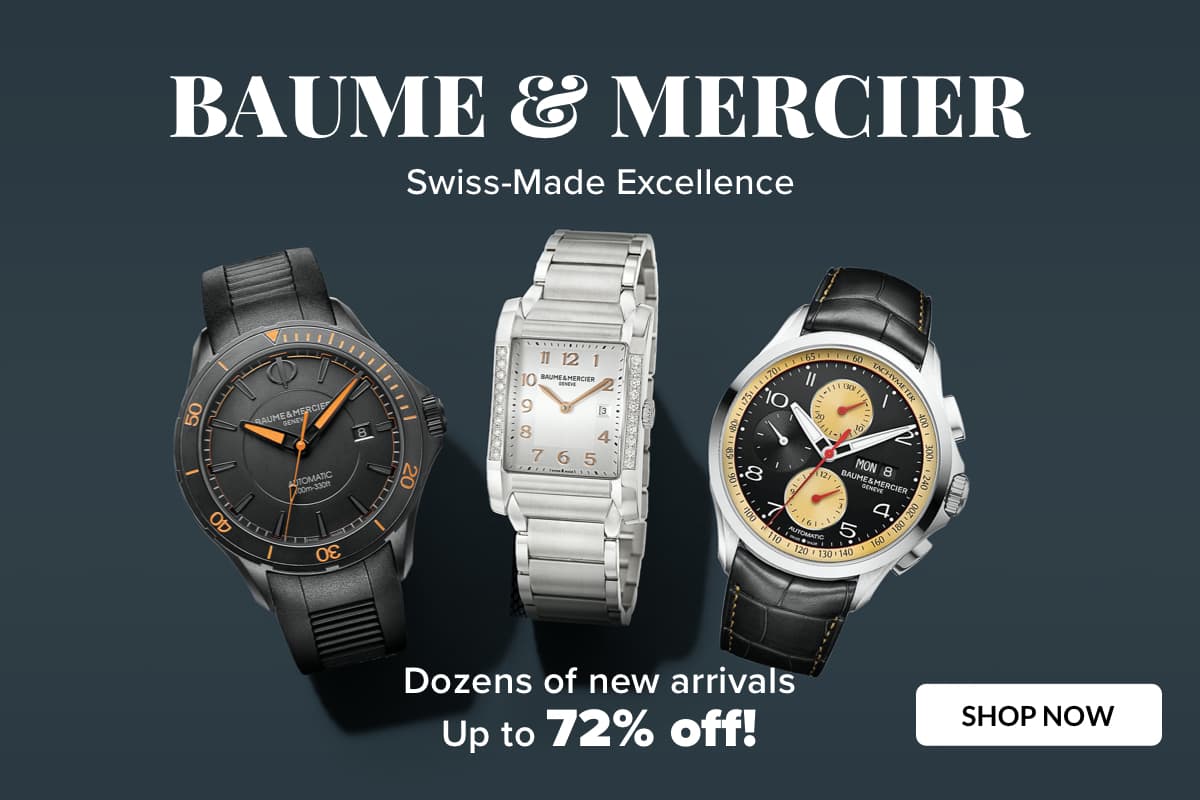 Ashford BAUME MERCIER Best Sellers Restocked Milled