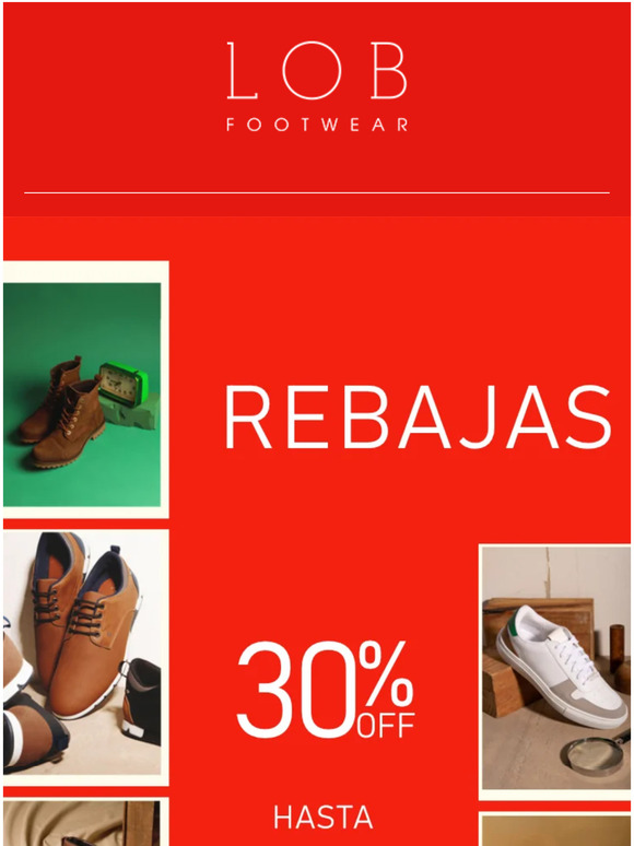 Lob 2025 footwear rebajas