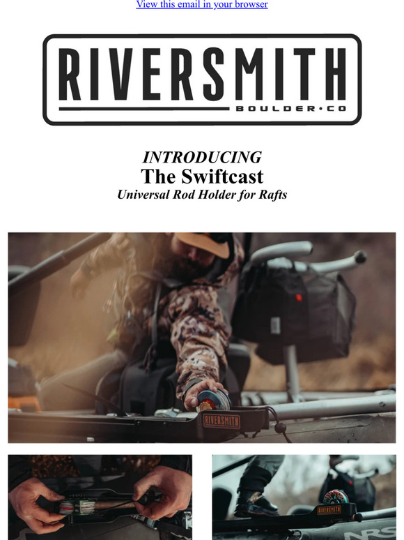 Riversmith Introducing The Swiftcast Raft Rod Holder Milled
