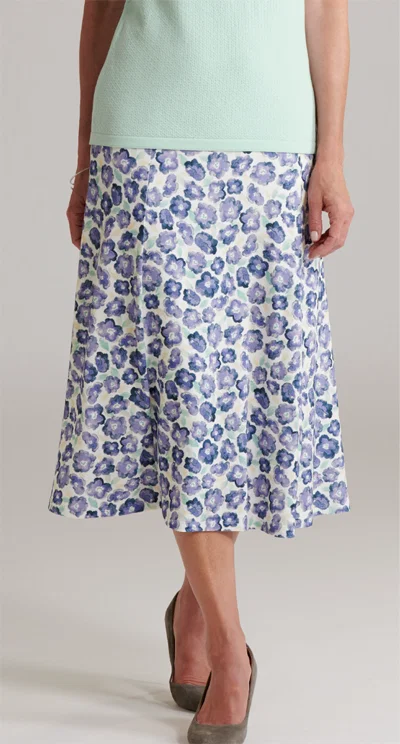 Luxury devoré tunic in sapphire blue